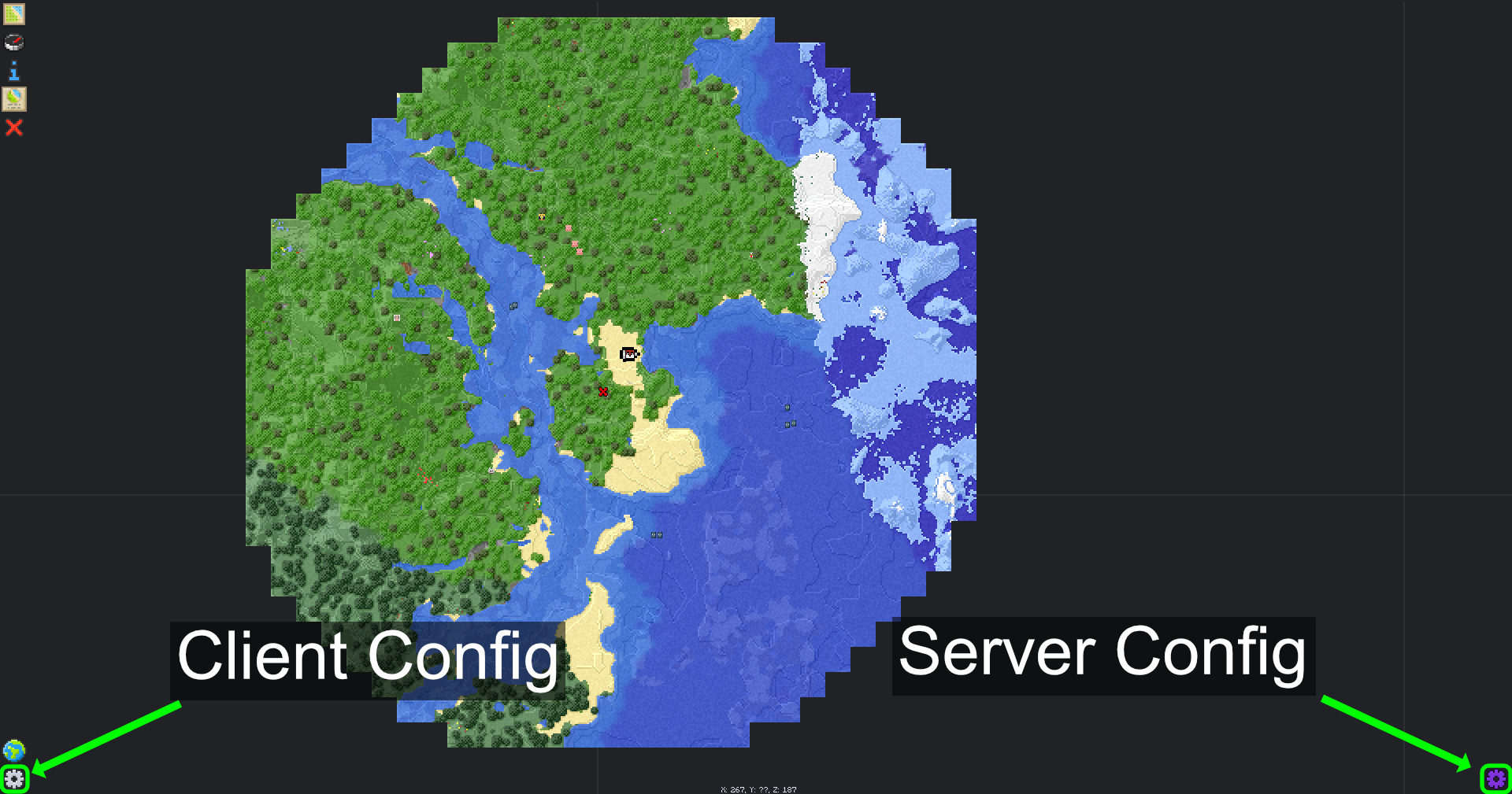 Editing the config in-game