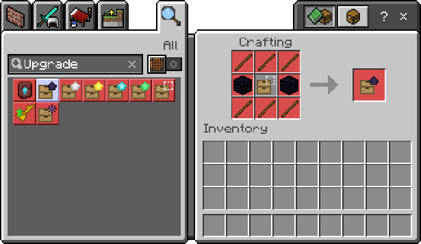 Upgrade Crafting Recipes
